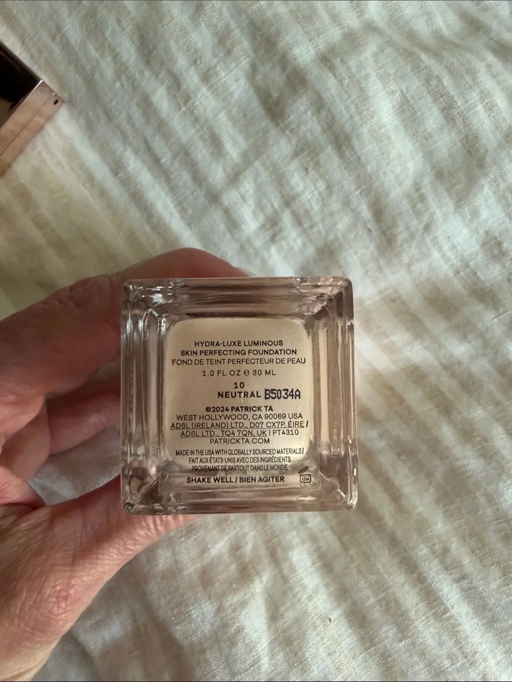 PATRICK TA Major Skin Hydra-Luxe Luminous Skin Perfecting Foundation #10